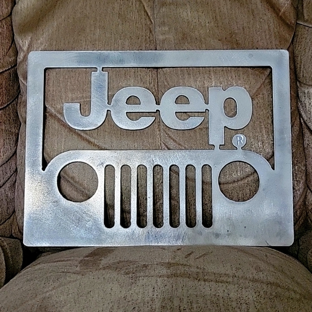 Jeep Licensed Metal Sign